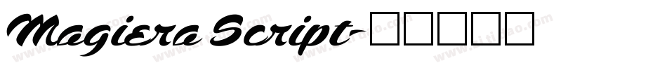 Magiera Script字体转换